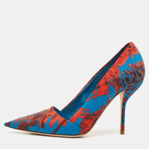 Dior Multicolor Printed Fabric Pointed Toe Pumps Size 40, Pumps - Luxury Closet catalog