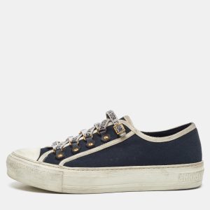 Dior Navy Blue Canvas Walk'n'Dior Low Top Sneakers Size 38, Athletic Shoes & Sneakers - Luxury Closet catalog