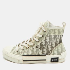 Dior White/Black Oblique Mesh and Rubber B23 High Top Sneakers Size 41, Athletic Shoes & Sneakers - Luxury Closet catalog
