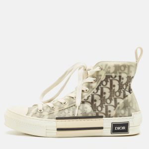 Dior White/Black PVC, Rubber and Oblique Mesh B23 High-Top Sneakers Size 39, Athletic Shoes & Sneakers - Luxury Closet catalog