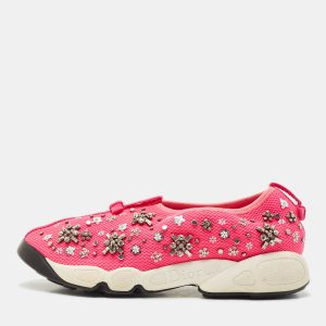 Dior Pink Mesh Crystal Embellished Fusion Sneakers Size 38, Athletic Shoes & Sneakers - Luxury Closet catalog