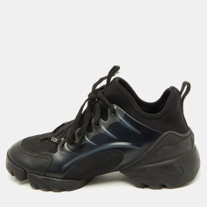 Dior Black Neoprene, Leather and Rubber D-Connect Low Top Sneakers Size 37, Athletic Shoes & Sneakers - Luxury Closet catalog