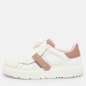 Dior White/Beige Leather and Rubber Dior ID Low Top Sneakers Size 38.5, Athletic Shoes & Sneakers - Luxury Closet catalog