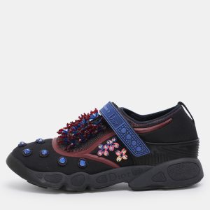 Dior Blue Fabric Embellished Fusion Sneakers Size 38.5, Athletic Shoes & Sneakers - Luxury Closet catalog