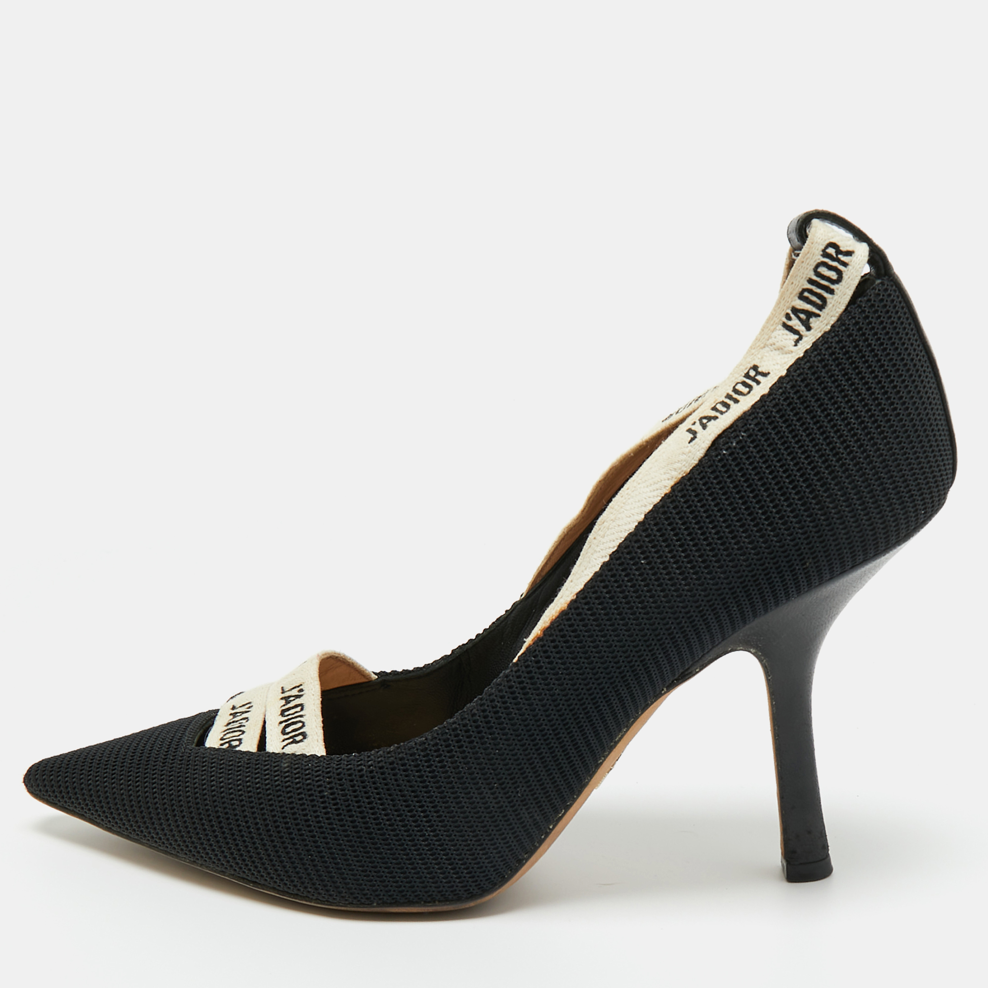 Dior Black Knit Fabric J'Adior Pumps Size 38.5, Pumps - Luxury Closet catalog