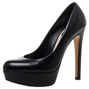 Dior Black Leather Platform Pumps Size 36, Pumps - Luxury Closet catalog