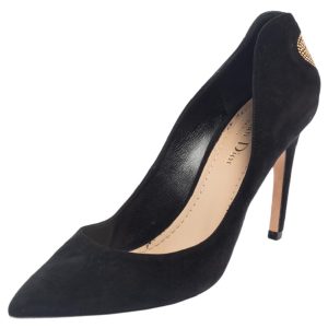 Dior Black Suede Heart Studded Amour Pumps Size 39, Pumps - Luxury Closet catalog
