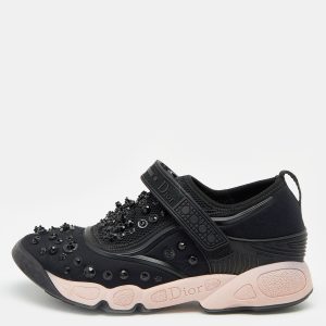 Dior Black Neoprene And Mesh Fusion Embellished Velcro Strap Sneakers Size 36, Athletic Shoes & Sneakers - Luxury Closet catalog
