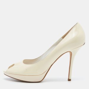 Dior Beige Patent Leather Miss Dior Pumps Size 40.5, Pumps - Luxury Closet catalog