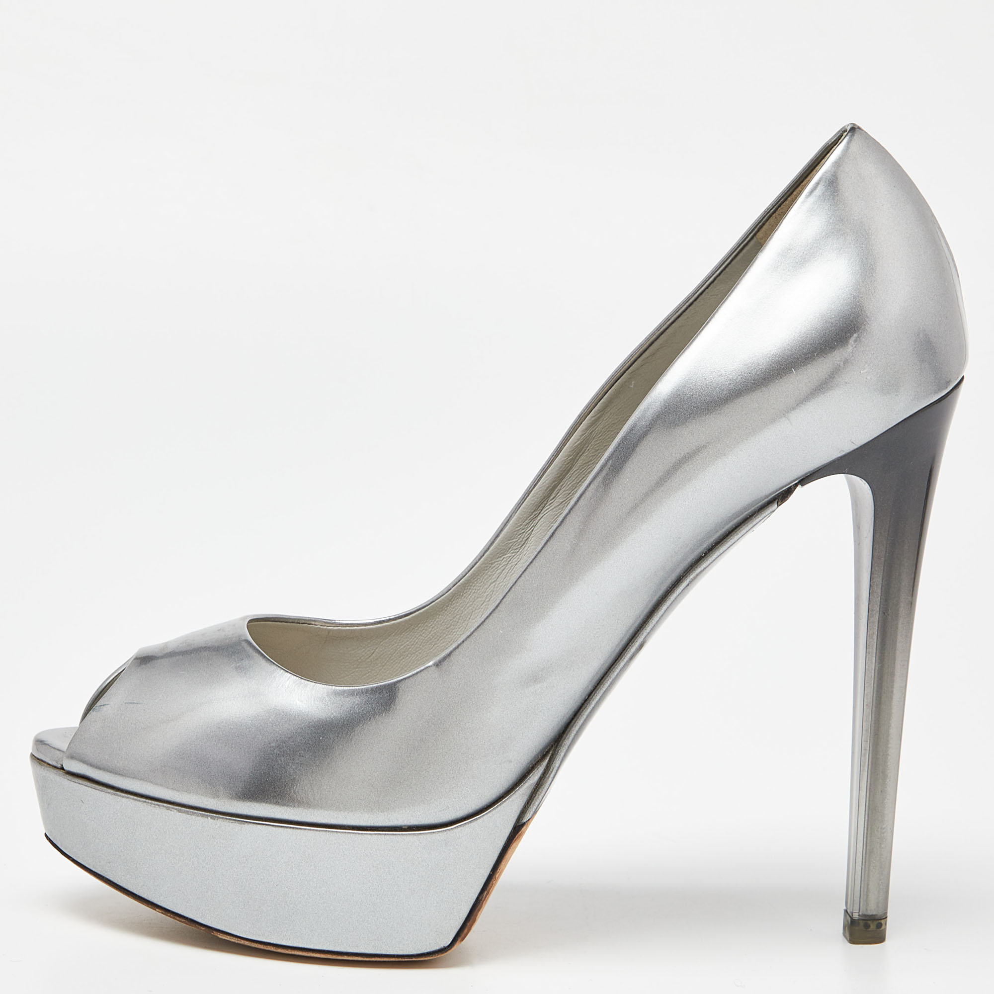 Dior Silver Patent Leather Miss Dior Pumps Size 40, Pumps - Luxury Closet catalog