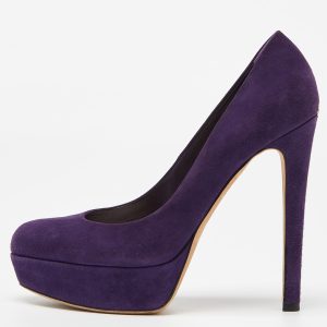 Dior Purple Suede Miss Dior Platform Pumps Size 38, Pumps - Luxury Closet catalog