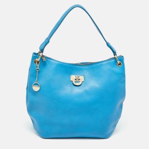 DKNY Blue Leather Hobo, Shoulder Bags - Luxury Closet catalog