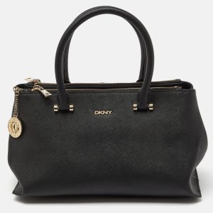 DKNY Black Saffiano Leather Bryant Park Zip Tote, Tote Handbags - Luxury Closet catalog