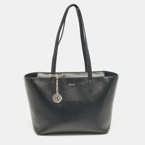 DKNY Black Leather Medium Bryant Tote, Tote Handbags - Luxury Closet catalog