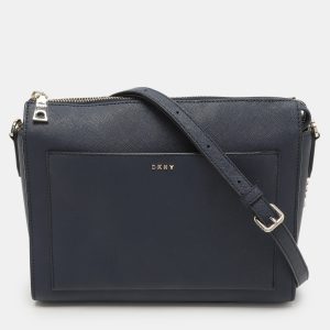 Dkny Blue Leather Bryant Crossbody Bag, Handbags - Luxury Closet catalog