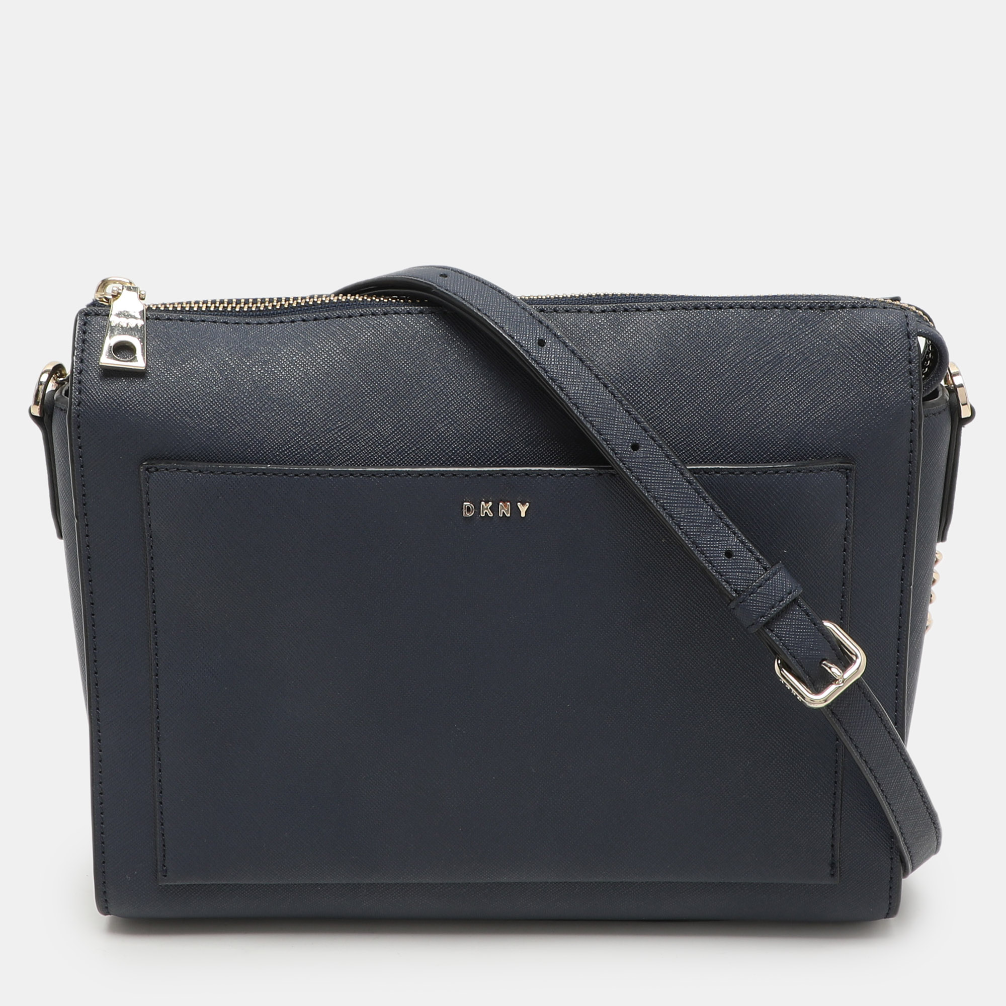 Dkny Blue Leather Bryant Crossbody Bag, Handbags - Luxury Closet catalog