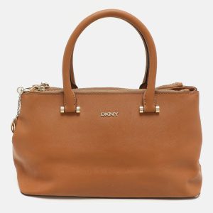 DKNY Brown Leather Bryant Park Satchel, Satchels - Luxury Closet catalog