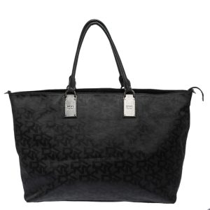 DKNY Black Signature Canvas Tote, Tote Handbags - Luxury Closet catalog