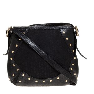 Dkny Black Canvas and Leather Crossbody Bag, Handbags - Luxury Closet catalog