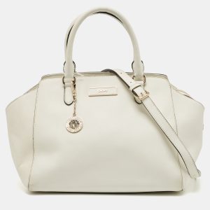 DKNY White Saffiano Leather Bryant Park Tote, Tote Handbags - Luxury Closet catalog
