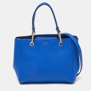 DKNY Blue Leather Julius MD Zip Tote, Tote Handbags - Luxury Closet catalog