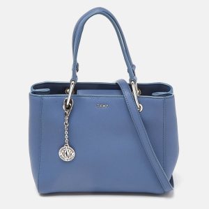 DKNY Blue Leather Julius MD Zip Tote, Tote Handbags - Luxury Closet catalog