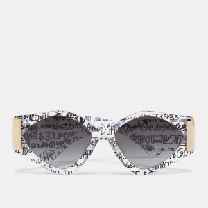 Dolce & Gabbana Black Gradient DG4396 Graffiti Cat Eye Sunglasses, Sunglasses - Luxury Closet catalog