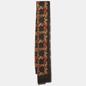 Dolce & Gabbana Multicolor Roses Print Silk Scarf, Scarves & Shawls - Luxury Closet catalog