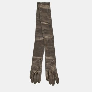 Dolce & Gabbana Black Leather Glove Hem Bandeau Scarf, Scarves & Shawls - Luxury Closet catalog