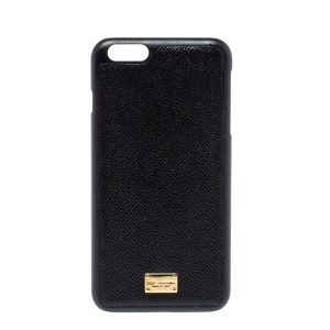 Dolce & Gabbana Black Leather iPhone 7/8 Plus Case, Luggage Accessories - Luxury Closet catalog