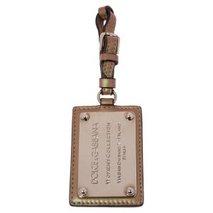 Dolce & Gabbana Multicolor Iridescent Leather Luggage Tag, Luggage Accessories - Luxury Closet catalog