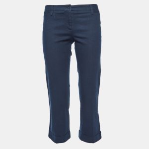 Dolce & Gabbana Navy Blue Cotton Capri Pants M, Clothing - Luxury Closet catalog