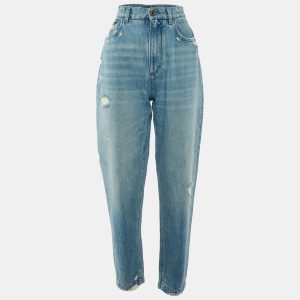 Dolce & Gabbana Blue Distressed Denim Jeans M Waist 27", Jeans - Luxury Closet catalog