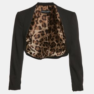 Dolce & Gabbana Black Viscose Bolero Jacket M, Coats & Jackets - Luxury Closet catalog