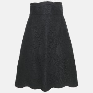 Dolce & Gabbana Black Lace Pencil Skirt M, Skirts - Luxury Closet catalog