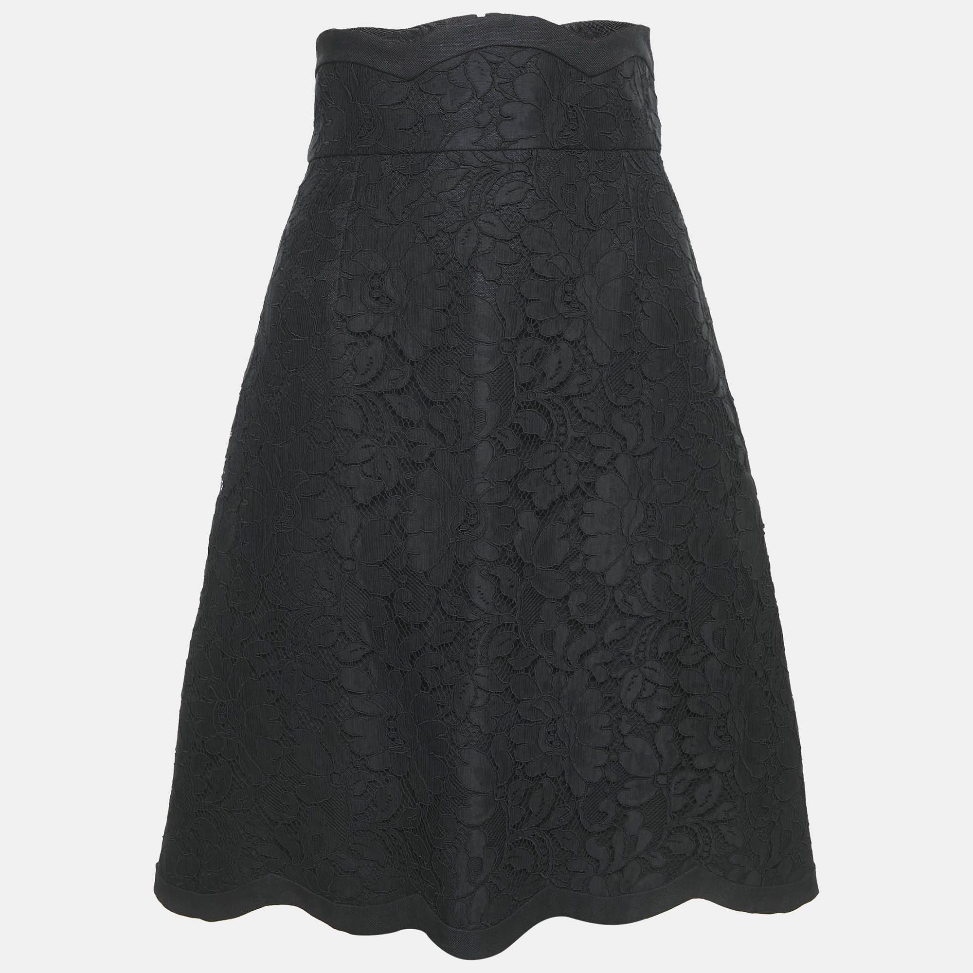 Dolce & Gabbana Black Lace Pencil Skirt M, Skirts - Luxury Closet catalog