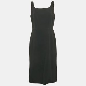 Dolce & Gabbana Black Crepe Sleeveless Midi Dress XL, Dresses - Luxury Closet catalog