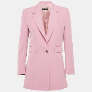 Dolce & Gabbana Pink Gabardine Tailored Blazer XS, Coats & Jackets - Luxury Closet catalog