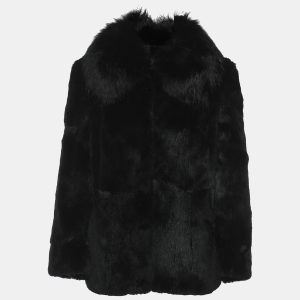Dolce & Gabbana Black Rabbit Fur Jacket M, Coats & Jackets - Luxury Closet catalog