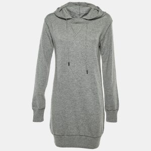 Dolce & Gabbana Grey Wool Knit Hooded Sweater Dress S, Sweaters & Cardigans - Luxury Closet catalog