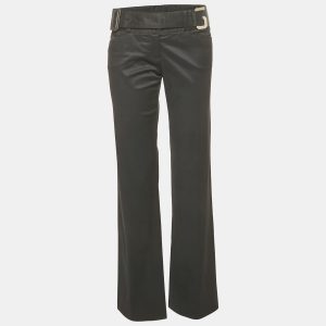 Dolce & Gabbana Black Gabardine Belted Pants M, Clothing - Luxury Closet catalog