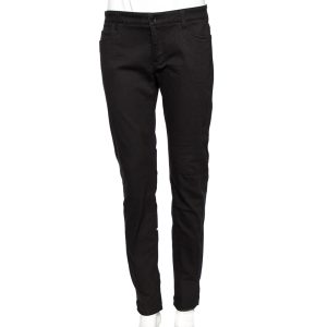 Dolce & Gabbana Black Stretch Cotton Slim Fit Pants L, Clothing - Luxury Closet catalog