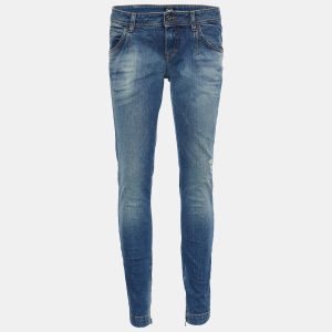 D&G Indigo Distressed Denim Pretty Skinny Jeans M, Jeans - Luxury Closet catalog