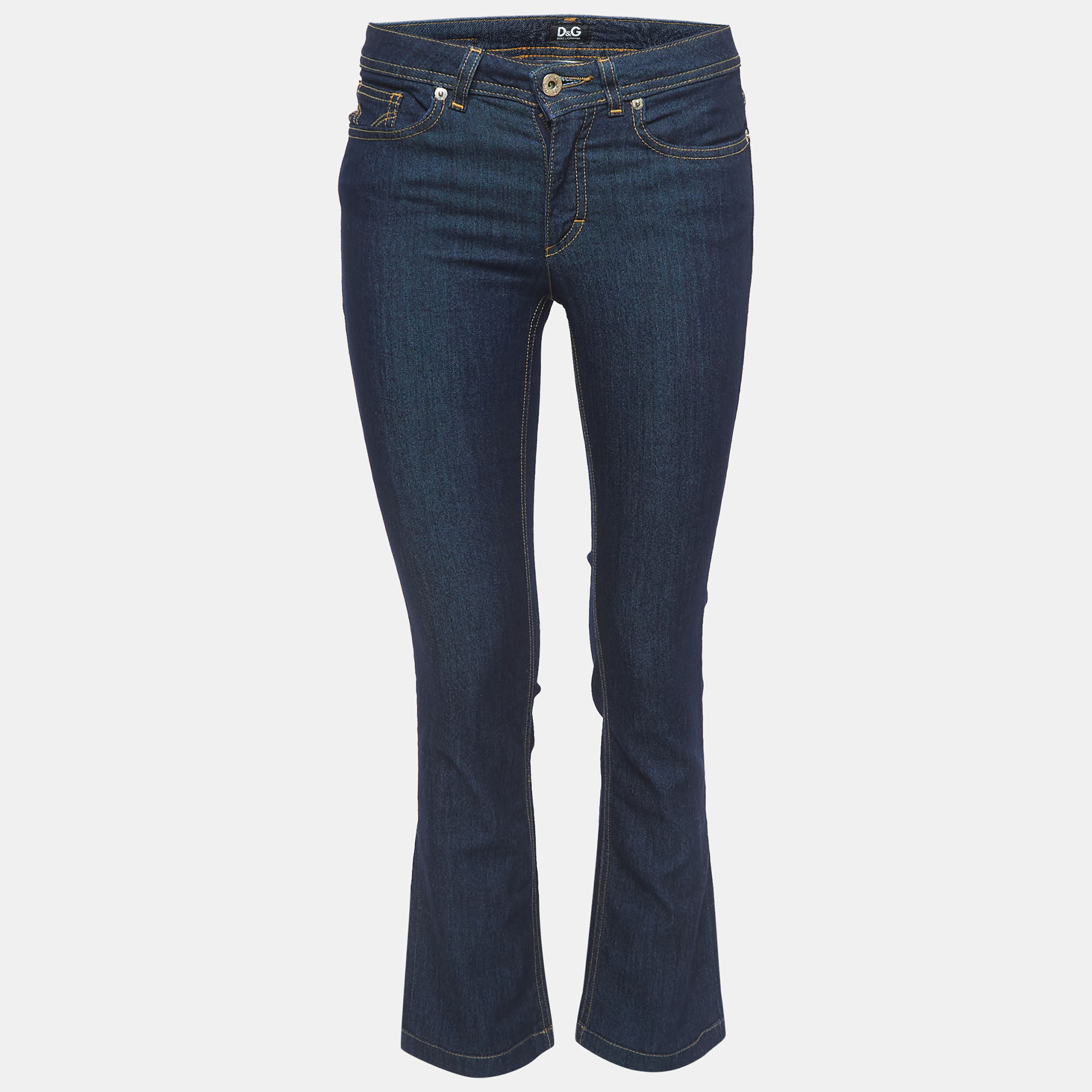 D&G Dark Blue Denim Slimmy Tight Jeans S Waist 24, Jeans - Luxury Closet catalog