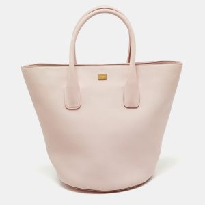 Dolce & Gabbana Pink Leather Miss Alma Bucket Tote, Tote Handbags - Luxury Closet catalog