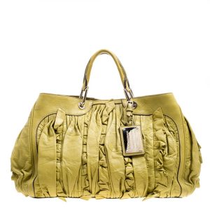 Dolce & Gabbana Olive Green Leather Miss Brooke Tote, Tote Handbags - Luxury Closet catalog