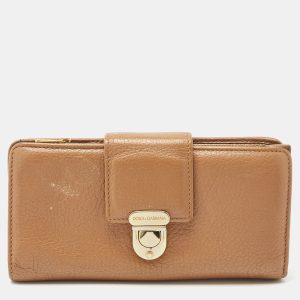 Dolce & Gabbana Beige Leather Padlock Wallet, Wallets & Money Clips - Luxury Closet catalog