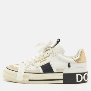 Dolce & Gabbana Multicolor Leather and Suede Custom 2.Zero Sneakers Size 38, Athletic Shoes & Sneakers - Luxury Closet catalog