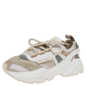 Dolce & Gabbana Multicolor Suede And Knit Fabric Hex Daymaster Low Top Sneakers Size 37.5, Athletic Shoes & Sneakers - Luxury Closet catalog