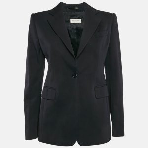 Dries van Noten Navy Blue Wool Single Breasted Blazer S, Coats & Jackets - Luxury Closet catalog